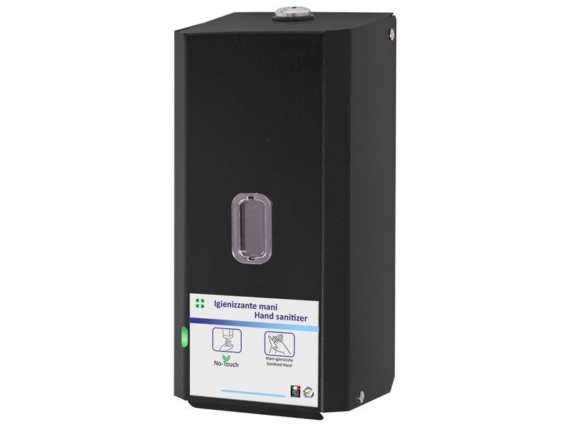 DISPENSER ELETTRONICO NO TOUCH SAPONE LIQUIDO/IGIENIZZANTE A RIEMPIMENTO DA 1LT
