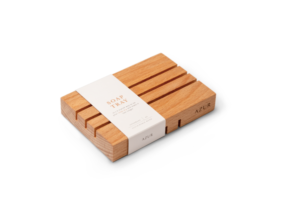 Wooden soap tray