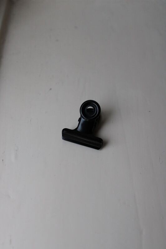 Kaartenclip zwart