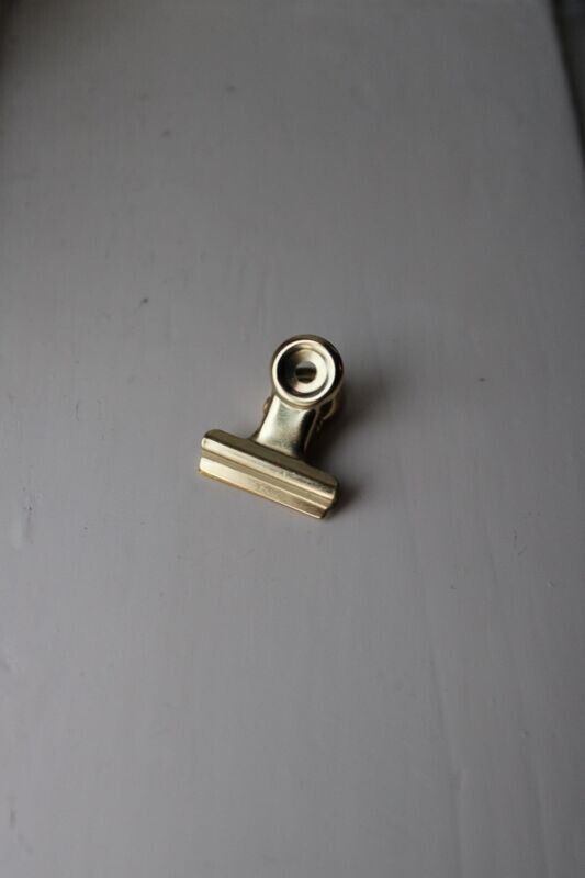 Kaartenclip goud