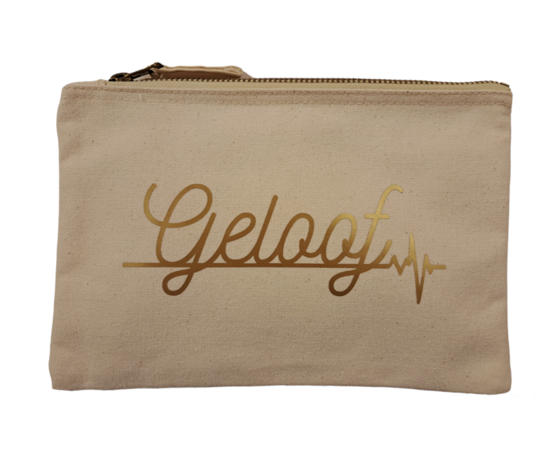 Etui 'Geloof' goud