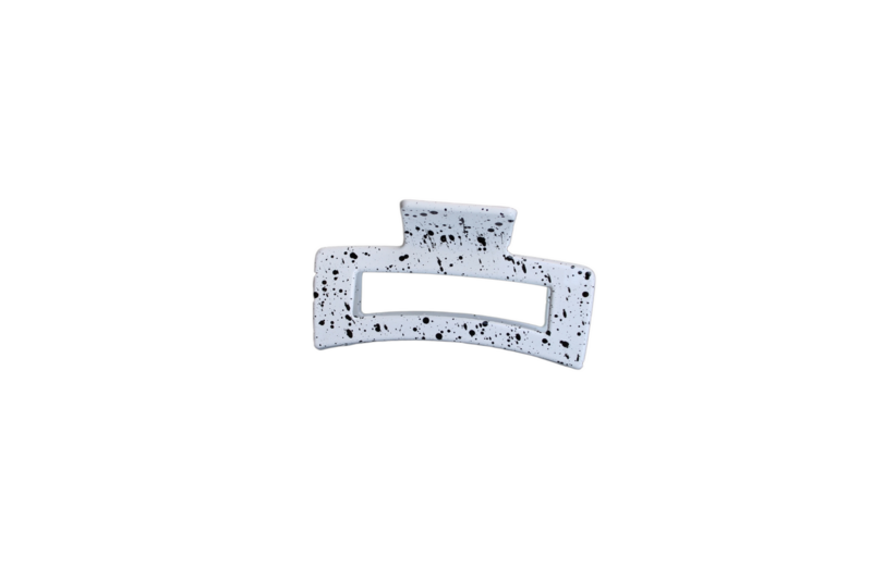 Haarclip luxe wit
