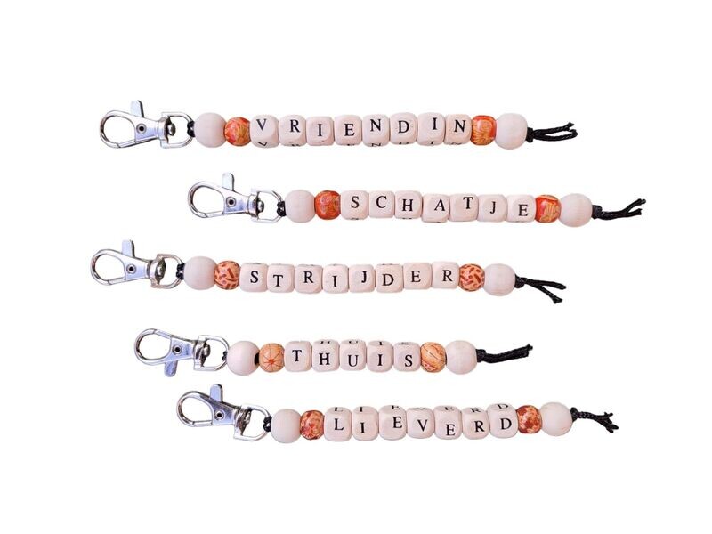 Sleutelhanger gepersonaliseerd