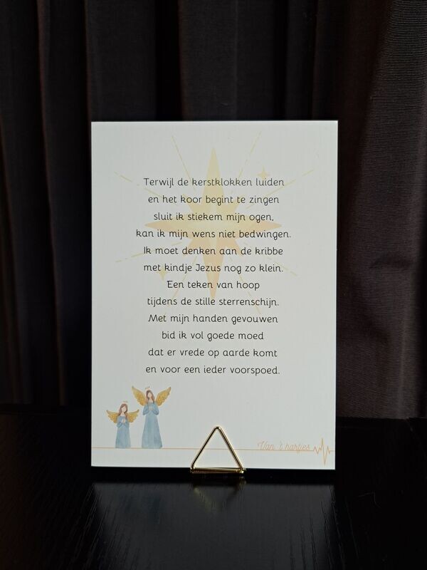 Wenskaart Kerstmis Christelijk