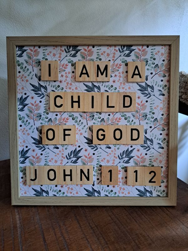 Letterlijstje Child of God