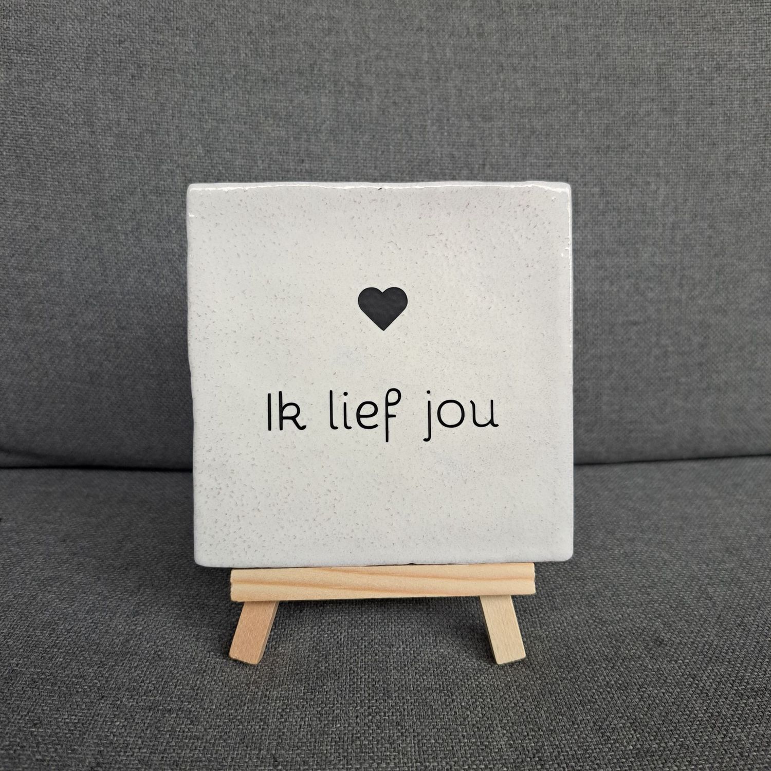 Tegeltje wit