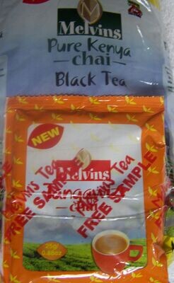 Melvins Pure Kenya Chai - Black Tea Plus Free Tangawizi Sample 500g