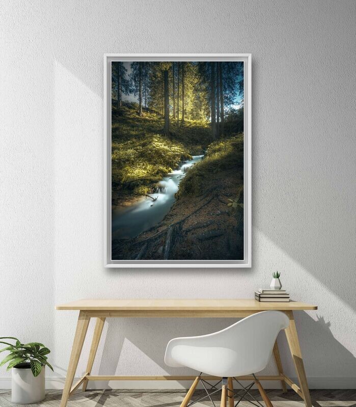 Wandbild Spring Mood - Alu-Dibond im weißen Schattenfugenrahmen