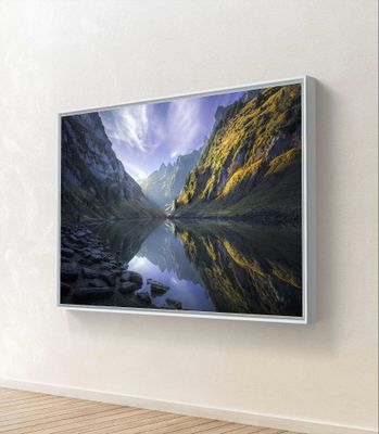 Wandbild Echoes of Tranquility Wandbild Echoes of Tranquility - Alu-Dibond im weißen Schattenfugenrahmen - 3D-Ansicht