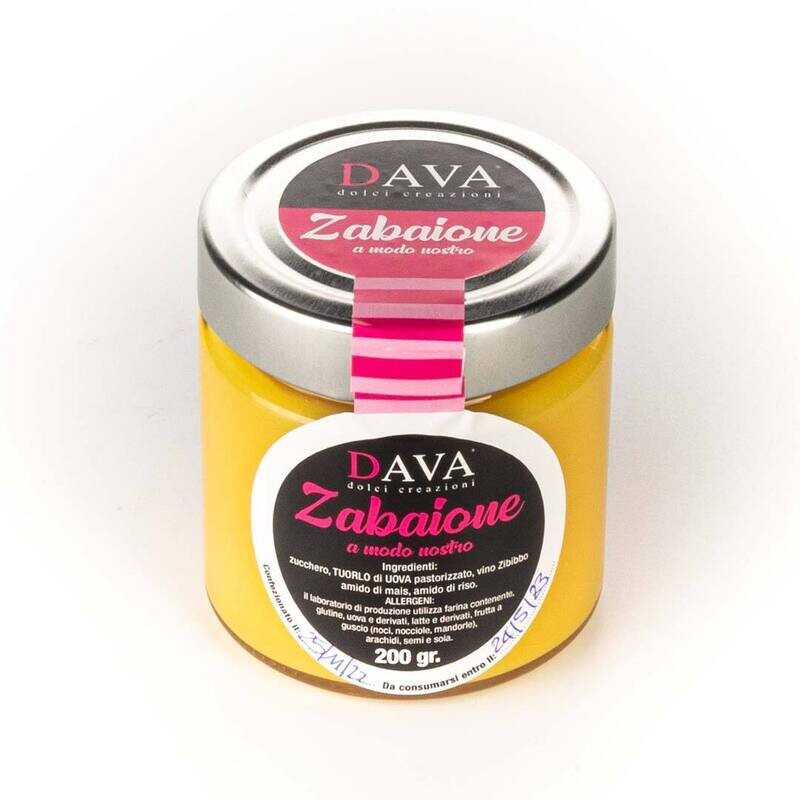 Zabaione al Marsala in barattolo 200g
