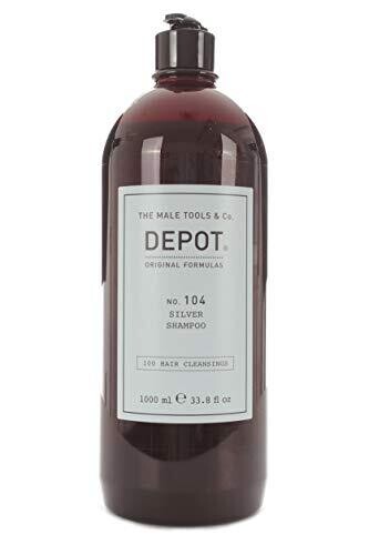 DEPOT NO. 104  shampoo antigiallo per capelli grigi  1000 ML