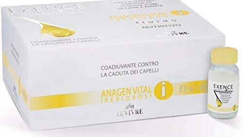 Revivre Anagen Vital Iperidrosi capelli e cuoio cappelluto Exence Nutriente Revivre 6 x-10-ml