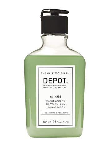 DEPOT N. 406 gel trasparente per rasatura barba  100ml