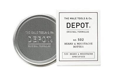 DEPOT NO. 502 BEARD & MOUSTACHE burro per barba e baffi  30ml