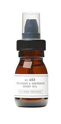 DEPOT Nr. 403 PRE SHAVE e SOFTENING BEARD OIL fresh black pepper  pre e post rasatura barba 30ML