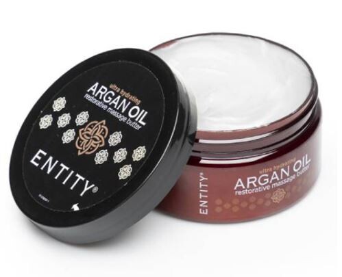 ENTITY - OLIO DI ARGAN - RESTORATIVE MASSAGE BUTTER - burro idratante e vellutato per viso e corpo    226GR