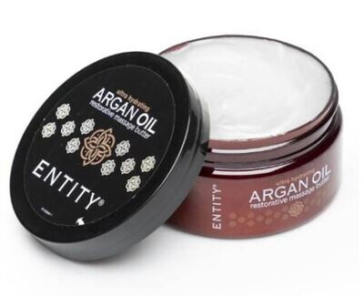 ENTITY - OLIO DI ARGAN - RESTORATIVE MASSAGE BUTTER - burro idratante e vellutato per viso e corpo    226GR