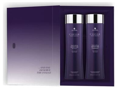 ALTERNA CAVIAR KIT contiene Replenishing Moisture Shampoo 250ml & Conditioner 250ml shampoo e balsamo