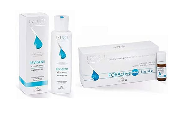 REVIVRE  Foractive fluido plus 12 fliale x 6ml + Shampoo REVIGENE  200ml