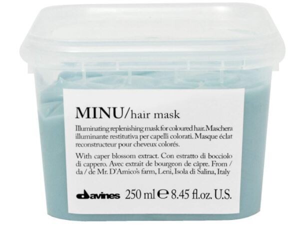 DAVINES MINU Hair mask maschera capelli illuminante 250ml