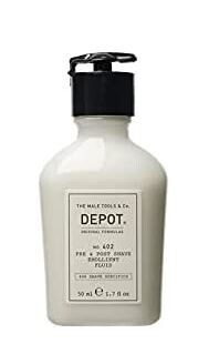 DEPOT Nr. 402  Pre & Post Shave Emollient Fluid fluido emolliente pre e post rasatura 50ml