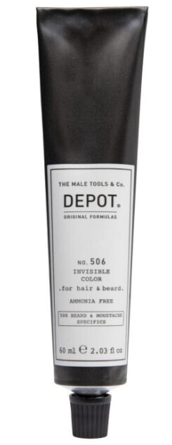 DEPOT No. 506 INVISIBLE COLOR Crema colorante semi-permanente capelli barba e baffi 60ml