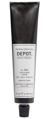 DEPOT No. 506 INVISIBLE COLOR Crema colorante semi-permanente capelli barba e baffi 60ml