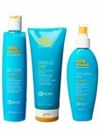 MILK_SHAKE SUN&MORE kit solari capelli contiene all-over shampoo 250ml - beauty mask 200ml - incredible milk 140ml