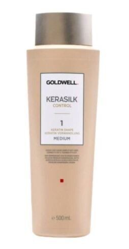 Goldwell Kerasilk Control Keratin Shape 1 Medium 500ml – trattamento anticrespo capelli mossi