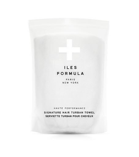 ILES FORMULA Hair Turban Towel White - asciugameno in spugna bianco