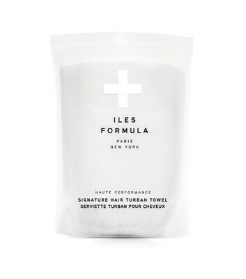 ILES FORMULA Hair Turban Towel turbante Bianco ILES FORMULA Hair Turban Towel turbante Bianco