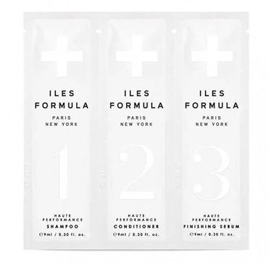 ILES FORMULA - Sample Kit - Shampoo 9 ml + Balsamo 9 ml + Siero 9 ml