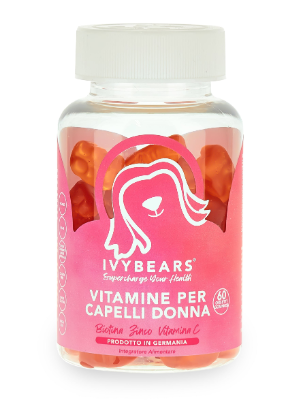 IVYBEARS Integratori Vitamine per capelli donna 60pz