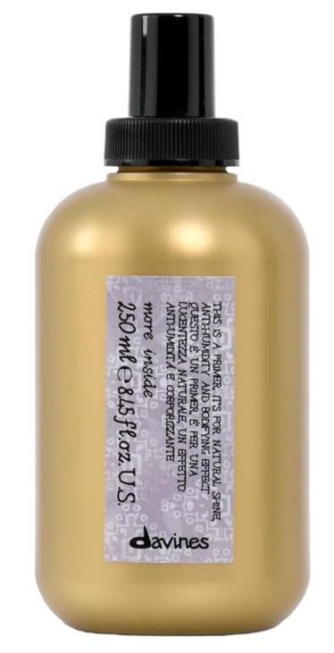 Davines More Inside Primer 250ml - fluido corporizzante anti-umidità pre-piega
