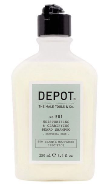 Depot 501 Moisturizing & Clarifying Beard Shampoo SARTORIAL SAGE 250ml