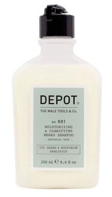 Depot 501 Moisturizing & Clarifying Beard Shampoo SARTORIAL SAGE 250ml