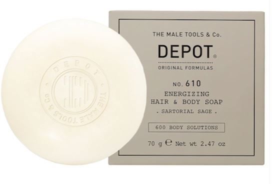 Depot Energizing Hair&Body Soap No. 610 Sartorial Sage 70g