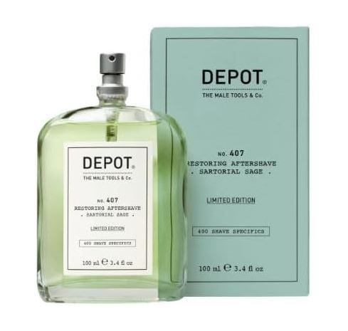 Depot 407 Restoring aftershave SARTORIAL SAGE Ltd. 100ml Depot 407 Restoring aftershave SARTORIAL SAGE Ltd. 100ml