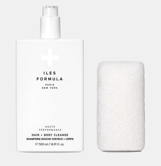 ILES FORMULA Hair + Body Cleanse con spugna in regalo