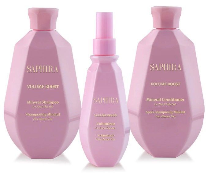 SAPHIRA Volume Boost kit ( Shampoo , Conditioner , Volumizer )