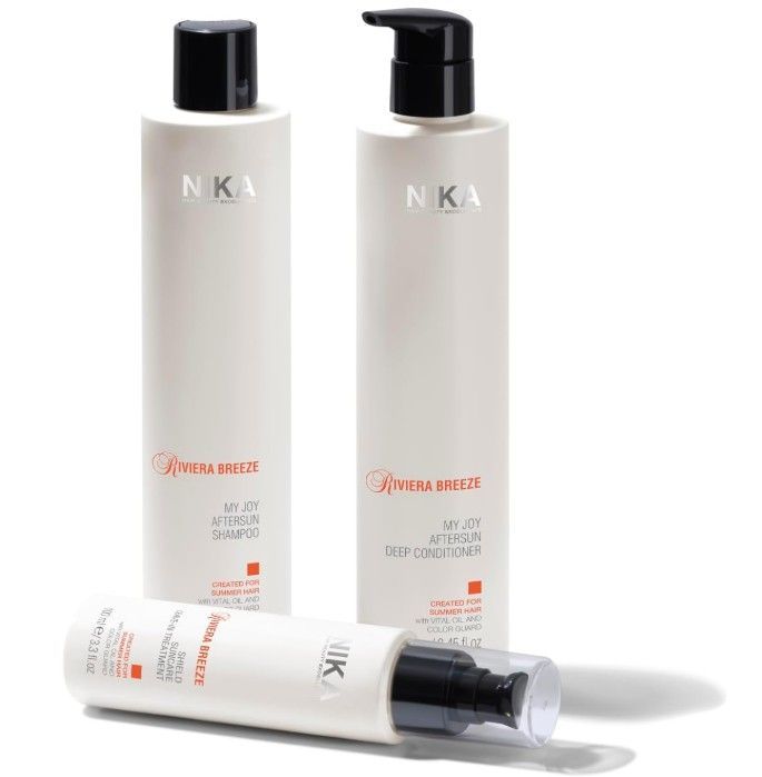Nika riviera Breeze kit Shampoo Balsamo e Trattamento Leave-In Nika riviera Breeze kit Shampoo Balsamo e Trattamento Leave-In