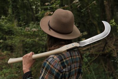 Serpe légère montée « Mateus » avec manche cintré et long bec
