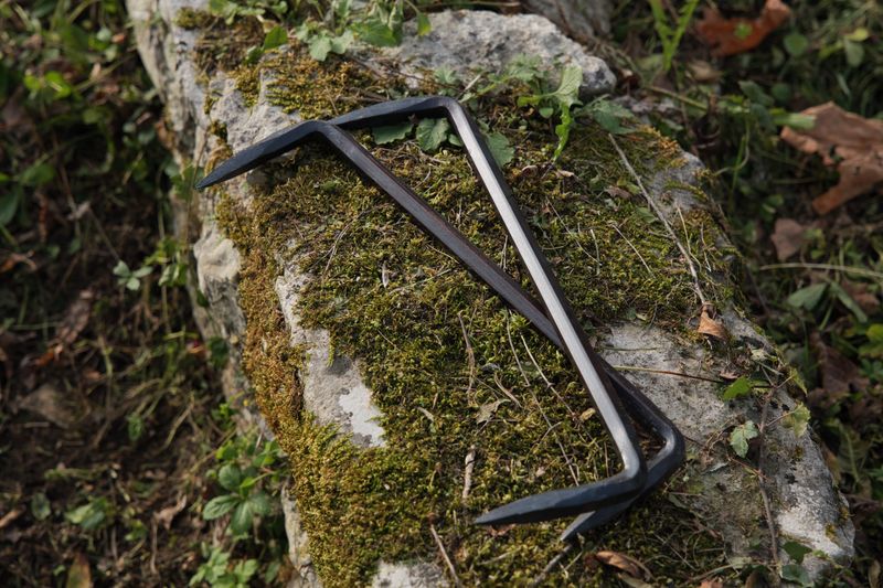 Clameau lourd 45cm "log dog" - forgé main par Rinaldi