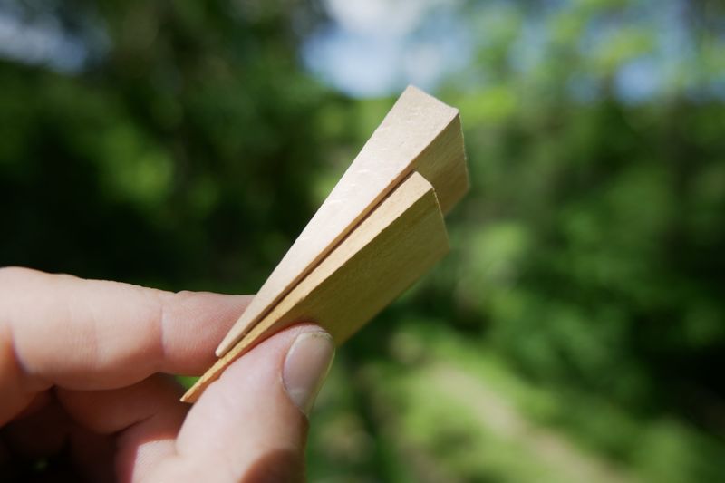 Coin ou cale en bois de hêtre