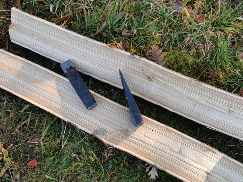 Coin pour fendre le bois