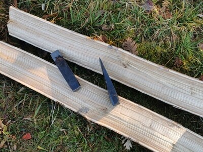 Coin pour fendre le bois
