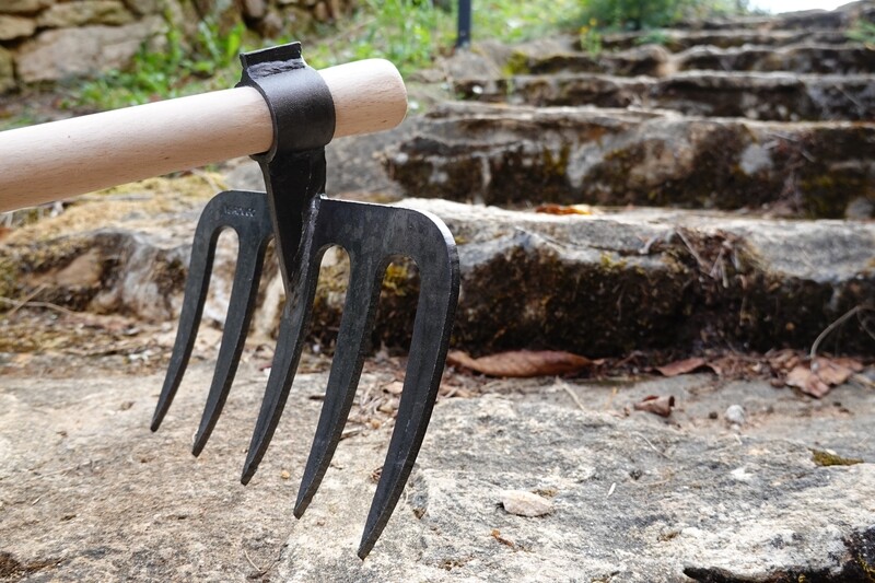 Croc Verdugo à cinq dents - avec manche en bois 140cm