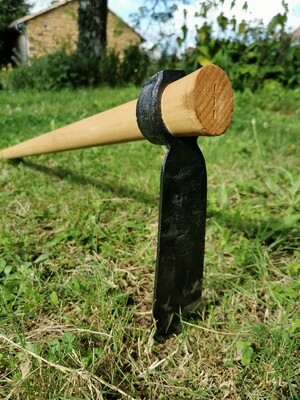 Houe Toscana étroite - avec manche en bois 140cm Houe de jardinage
