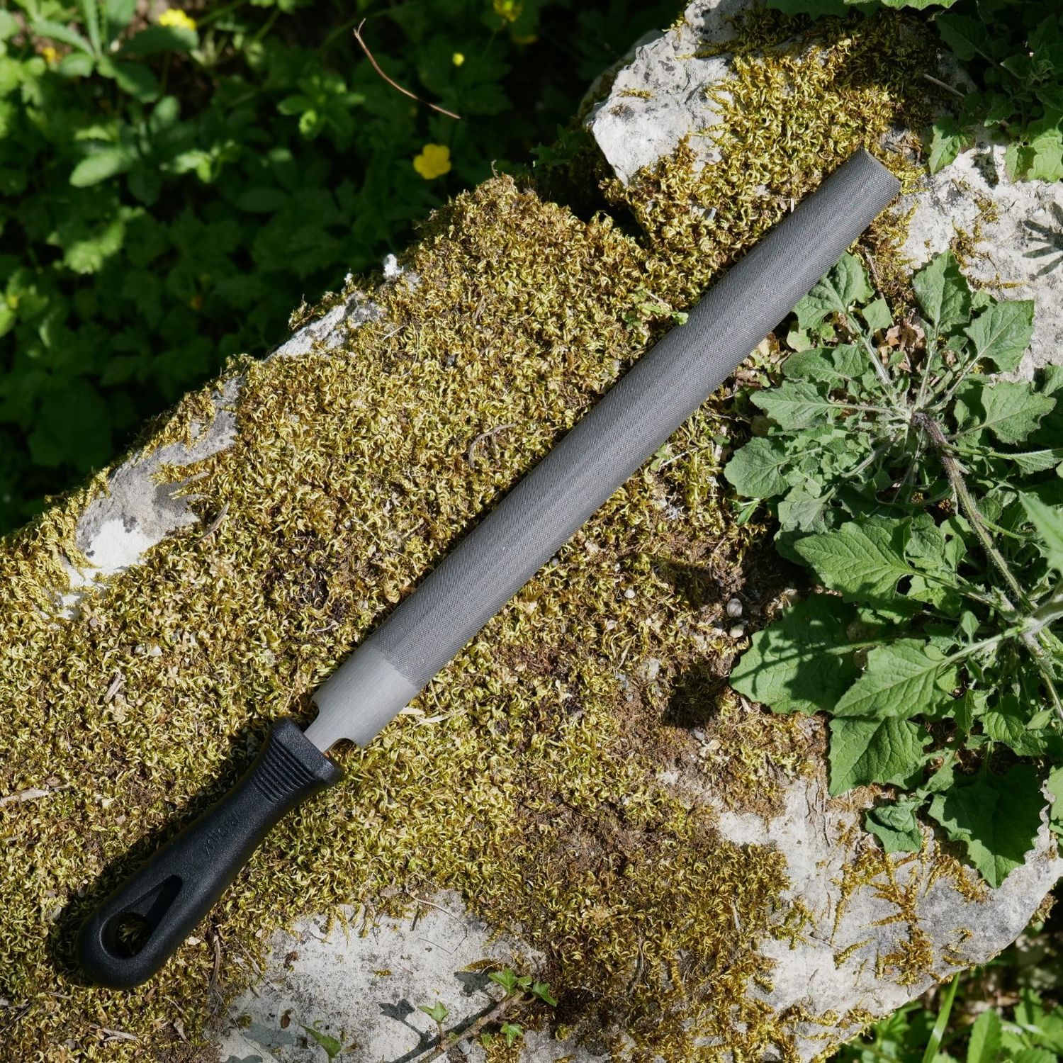 Lime demi-ronde pour restaurer et affuter les tranchants courbés - plusieurs tailles