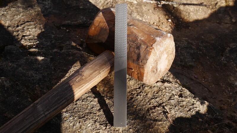 Lime/Râpe de cordonnier, forme demi-ronde de 20cm